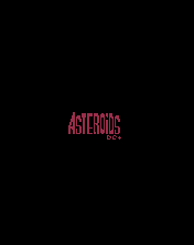 AsteroidsDC plus DCLOGO Title Screen